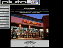 Tablet Screenshot of plutosports.com